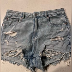 Garage denim festival shorts